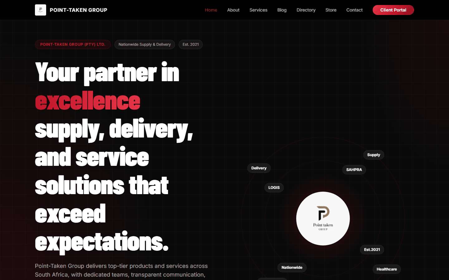 Point-Taken Group — live site